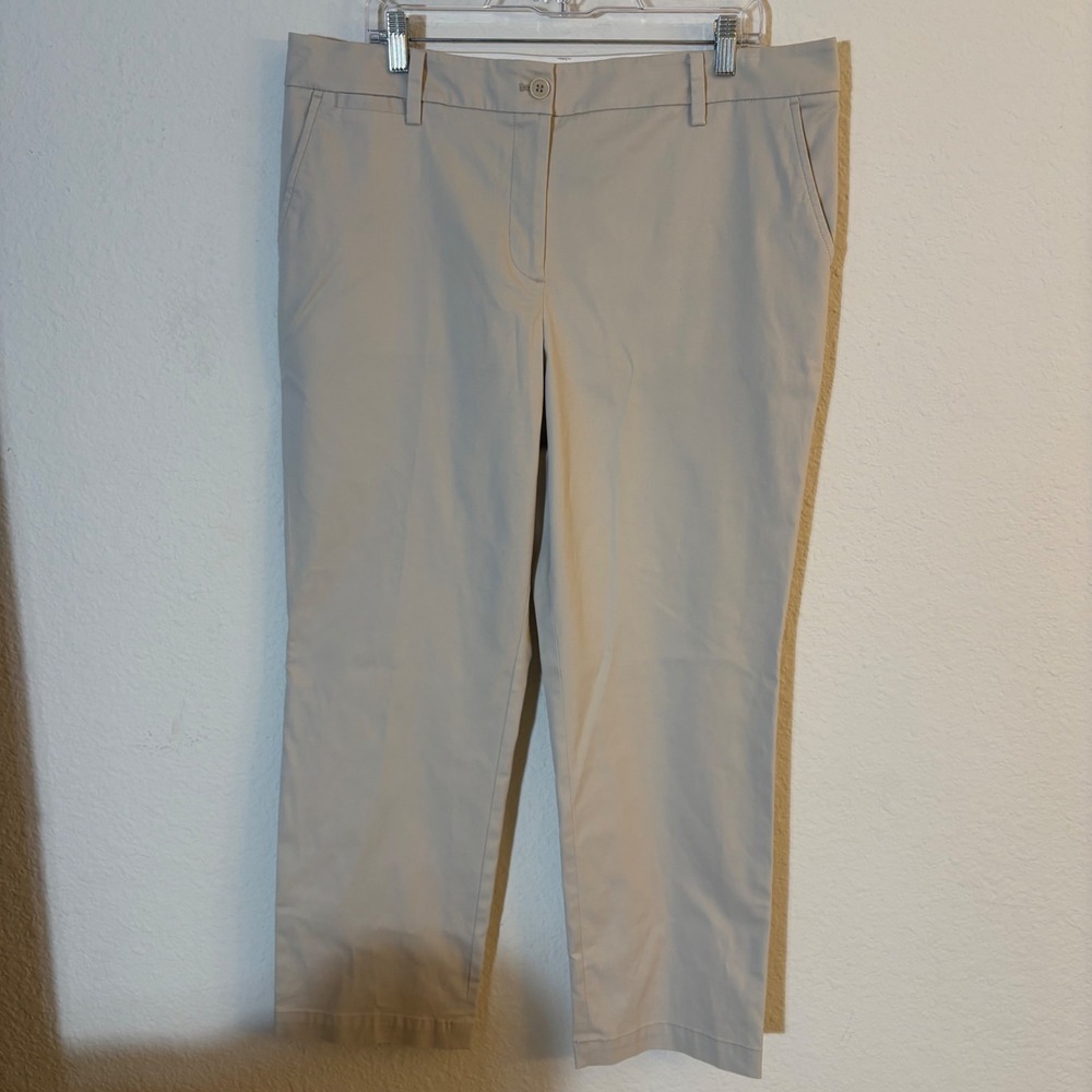 Talbots The Perfect Chino Size 16P Khaki